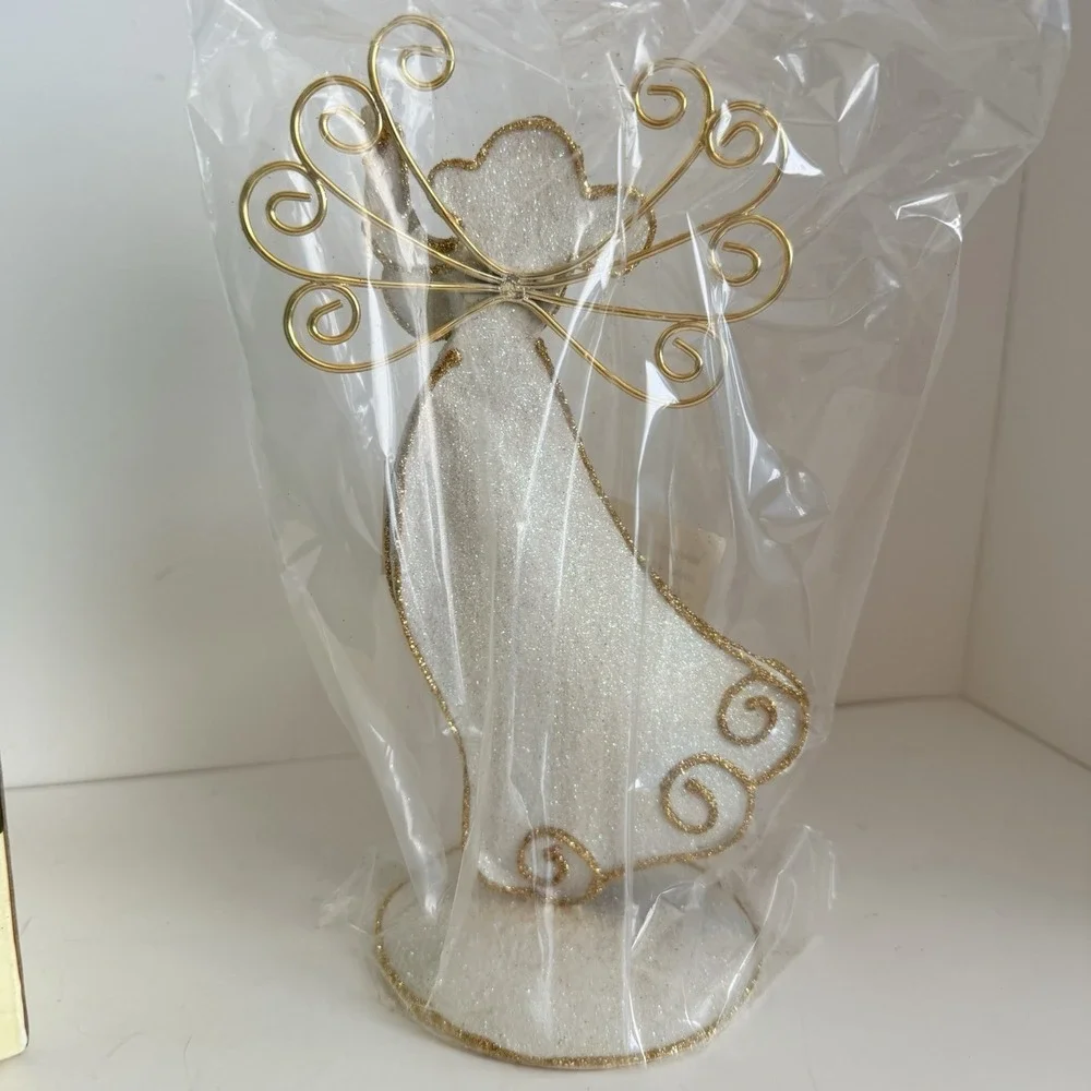 American Greetings Finishing Touch Glittered Angel Decoration 8